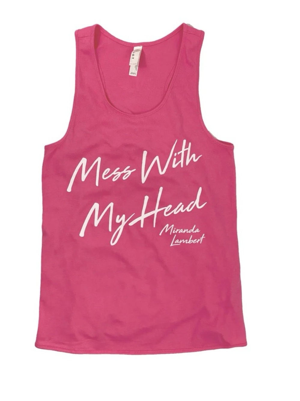 🩷 New! Hot Pink Miranda Lambert Racerback Concert Tank Top Size XL